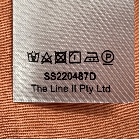 Significant Other Aila Dress Open Back Cowl Neck Satin Midi Nougat - Picture 13 of 13